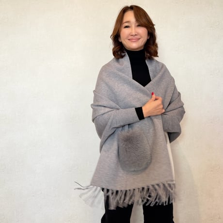 Snow shawl・gray