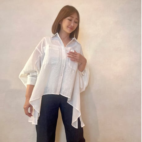 airy shirt・White