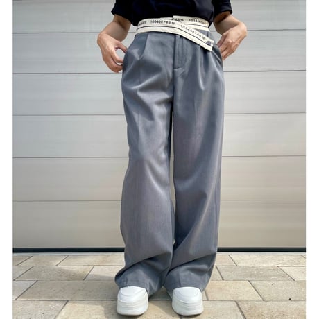 number pants・gray