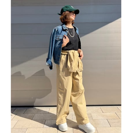west roll pants・beige