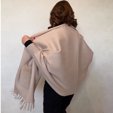 Snow shawl・beige