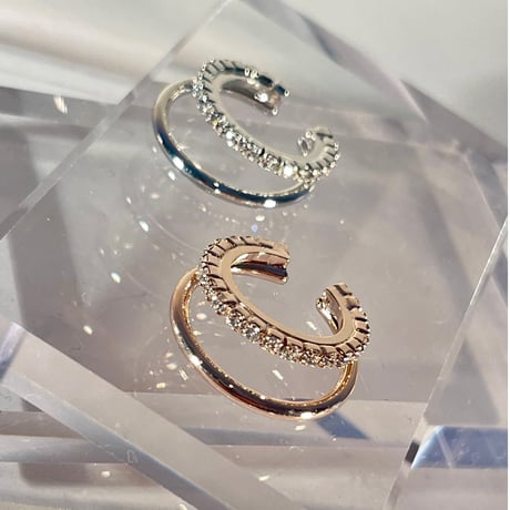 w ear cuff・pink gold