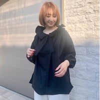 gather frill blouse