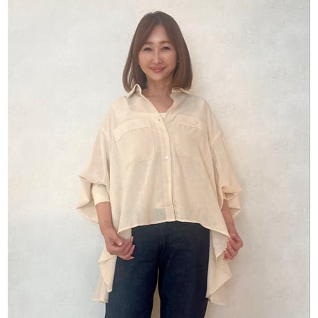 airy shirt・beige