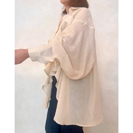 airy shirt・beige