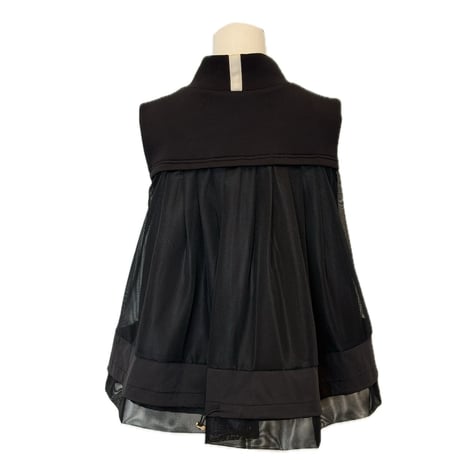 tulle best・black