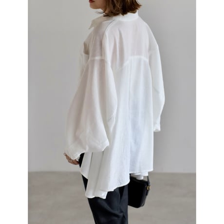 airy shirt・White