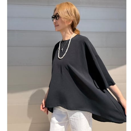 drape tops・Black