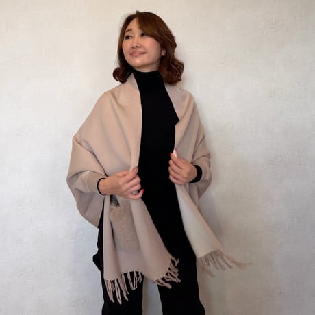 Snow shawl・beige