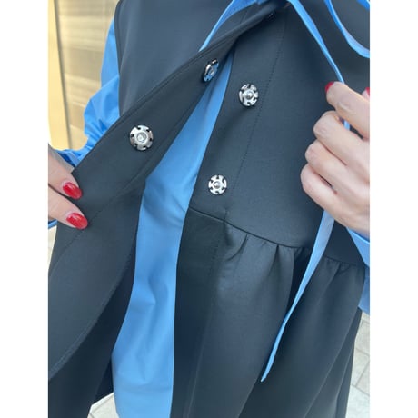 punch peplum gilet