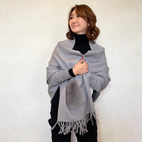 Snow shawl・gray