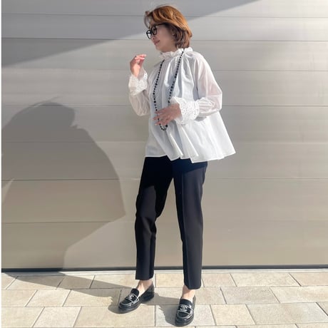 frill white tops