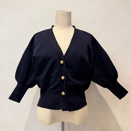 balloon cardigan・navy