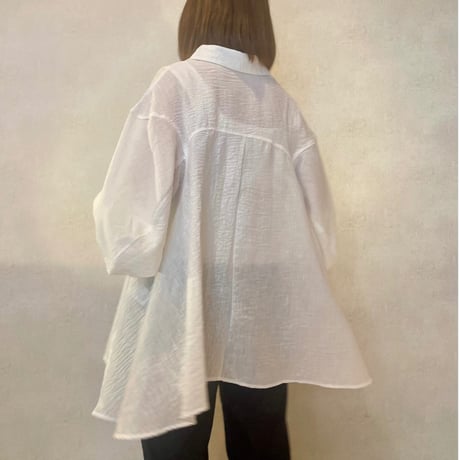 airy shirt・White