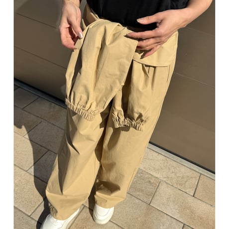west roll pants・beige