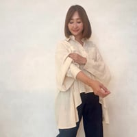 airy shirt・beige