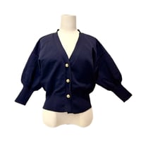 balloon cardigan・navy