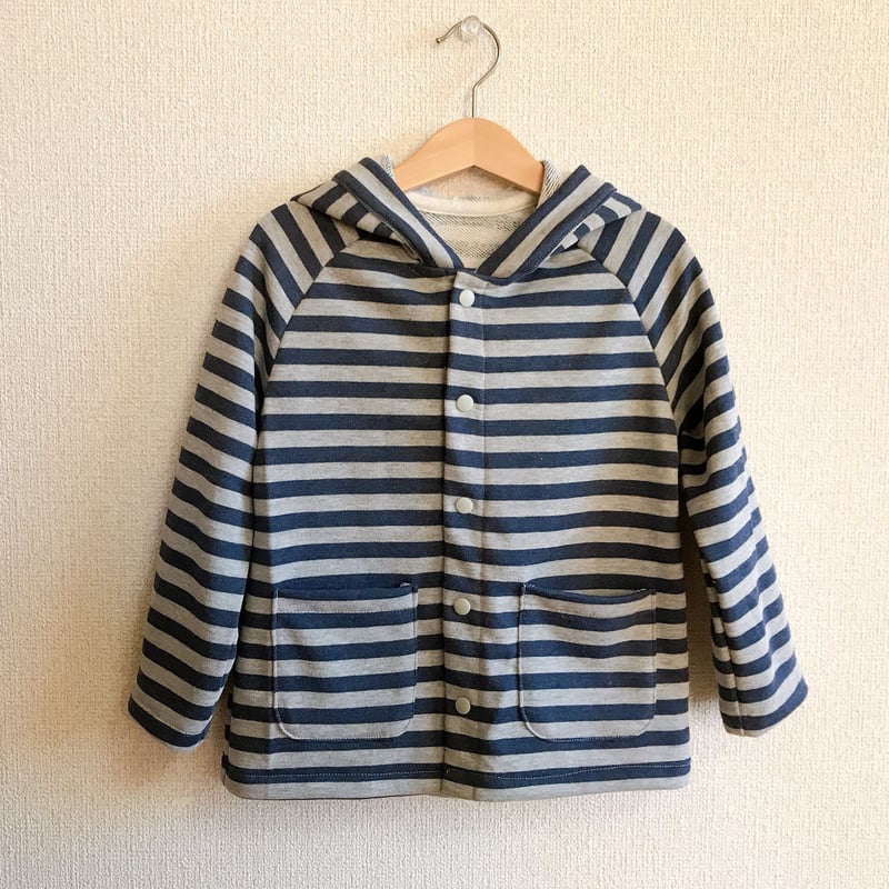 くま耳パーカー（90㎝）ダウンロード型紙 | Baby&Kids Handmade