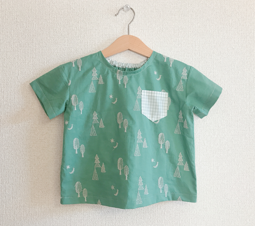 デイリープルオーバー（80㎝）ダウンロード型紙 | Baby&Kids Handmade