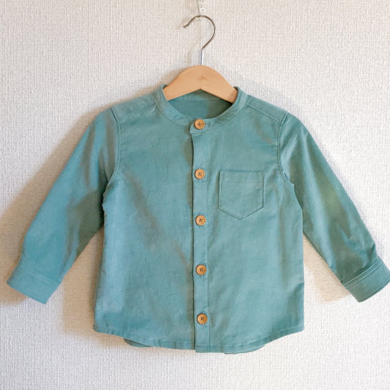 ノーカラーシャツ（100㎝）ダウンロード型紙 | Baby&Kids Handmade