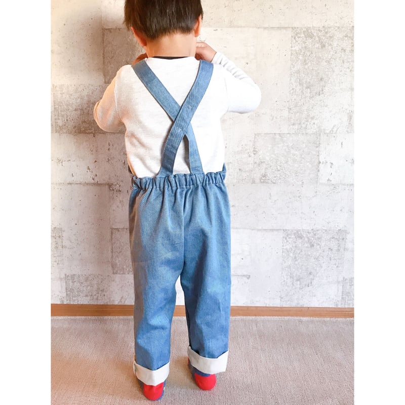 サロペット（120㎝）ダウンロード型紙 | Baby&Kids Handmade