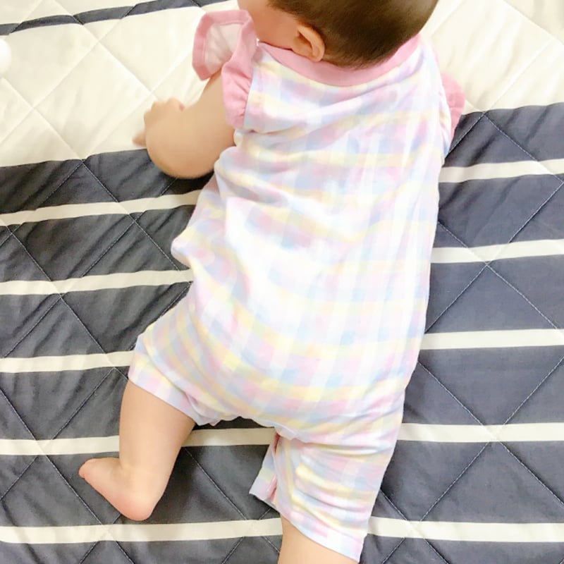 前開きロンパース（80㎝）ダウンロード型紙 | Baby&Kids Handmade