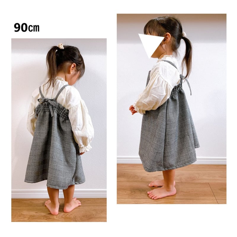 ハンドメイド　大人用ワンピース、 子供用ワンピース 超人気型紙！すぽんとかぶれるプレーリーワンピース｜簡単に