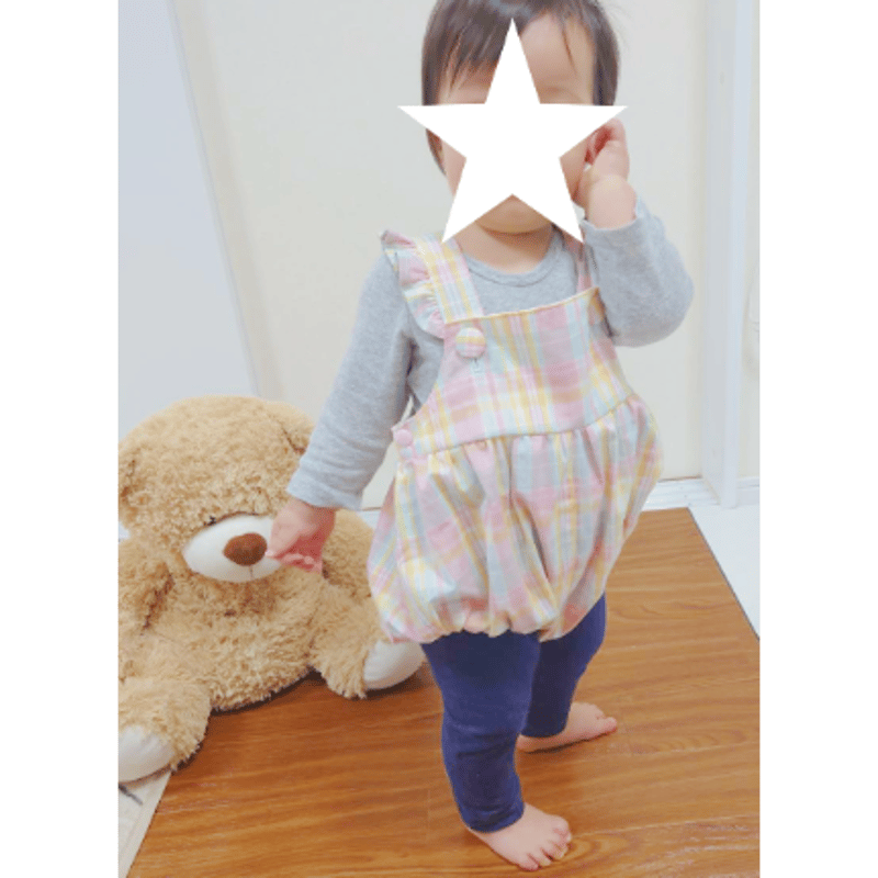 だるまオール（70㎝）ダウンロード型紙 | Baby&Kids Handmade