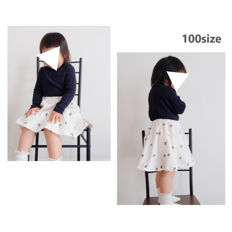 スカッツ（120㎝）ダウンロード型紙 | Baby&Kids Handmade