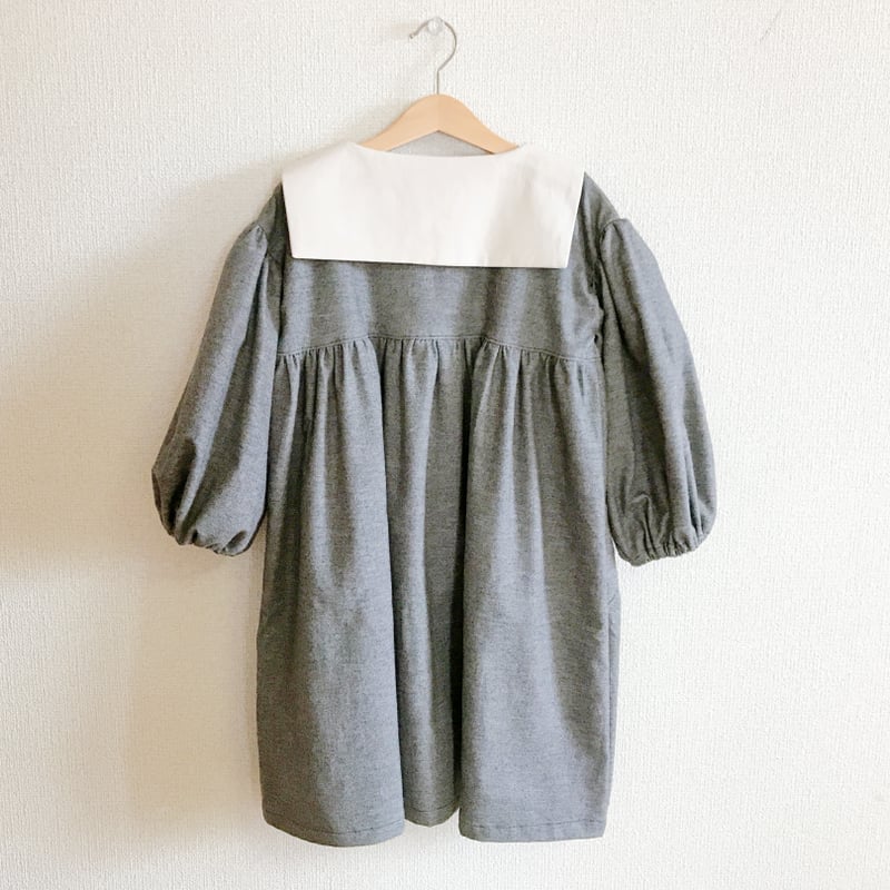 ぽわん袖ワンピース(80㎝)ダウンロード型紙 | Baby&Kids Handmade ぽわん袖ワンピース(80㎝)ダウンロード型紙 | Baby&Kids Handmade