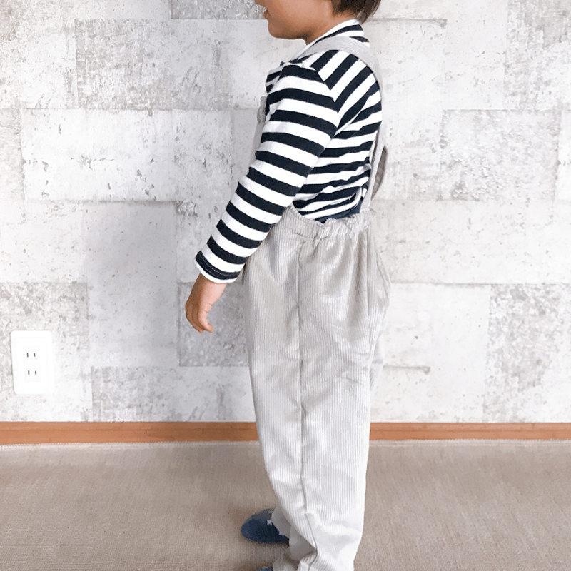 サロペット（90㎝）ダウンロード型紙 | Baby&Kids Handmade