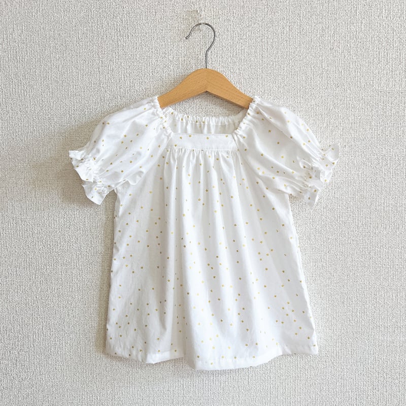 フルールブラウス（130㎝）ダウンロード型紙 | Baby&Kids Handmade