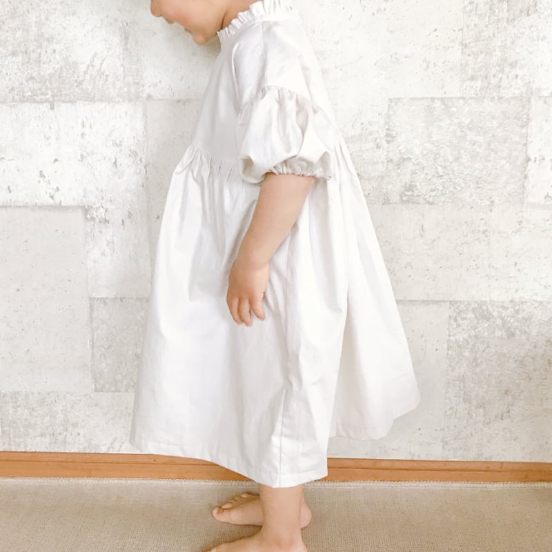 ぽわん袖ワンピース(100㎝)ダウンロード型紙 | Baby&Kids Handmade ぽわん袖ワンピース(100㎝)ダウンロード型紙 | Baby&Kids Handmade