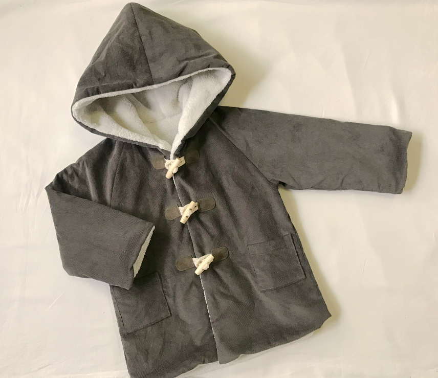 ダッフルコート（90㎝）ダウンロード型紙 | Baby&Kids Handmade