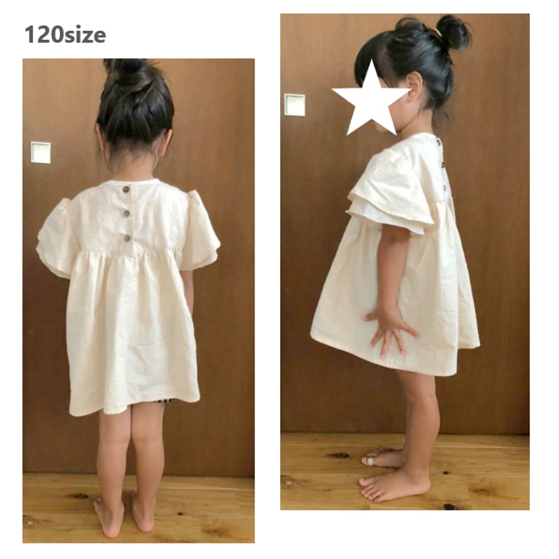 フレアブラウス（130㎝）ダウンロード型紙 | Baby&Kids Handmade