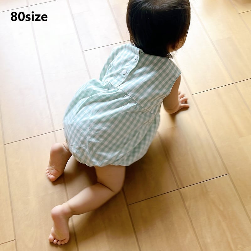 スリーブレスロンパース（90㎝）ダウンロード型紙 | Baby&Kids