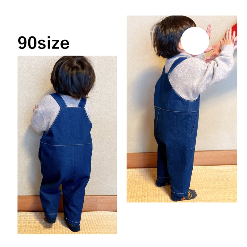 バレルサロペット（80㎝）ダウンロード型紙 | Baby&Kids Handmade