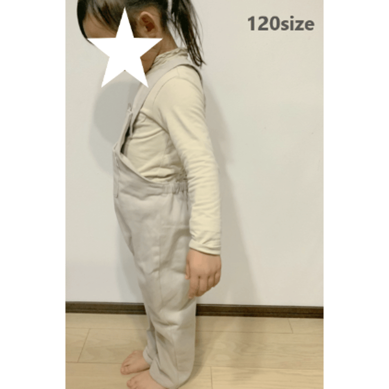 サロペット（120㎝）ダウンロード型紙 | Baby&Kids Handmade