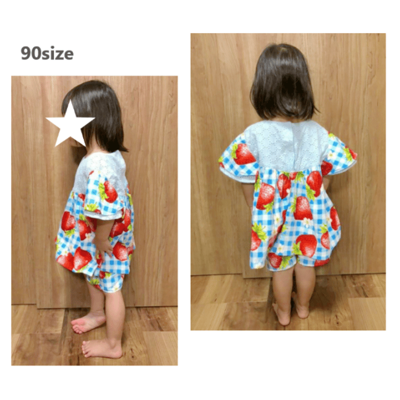 フレアブラウス(80㎝)ダウンロード型紙 | Baby&Kids Handmade フレアブラウス(80㎝)ダウンロード型紙 | Baby&Kids Handmade