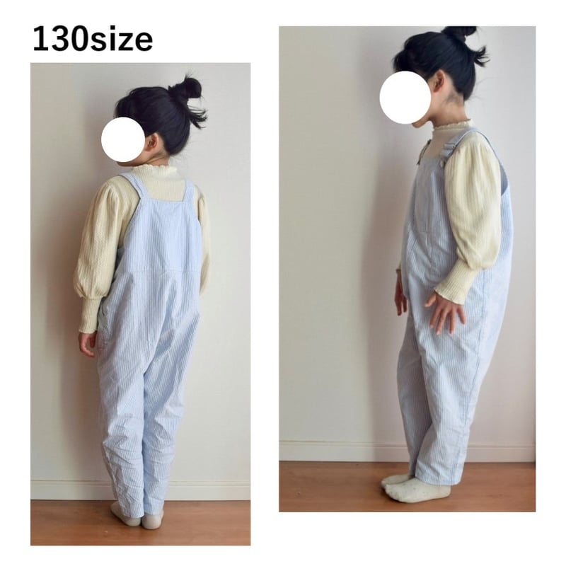 バレルサロペット（120㎝）ダウンロード型紙 | Baby&Kids Handmade
