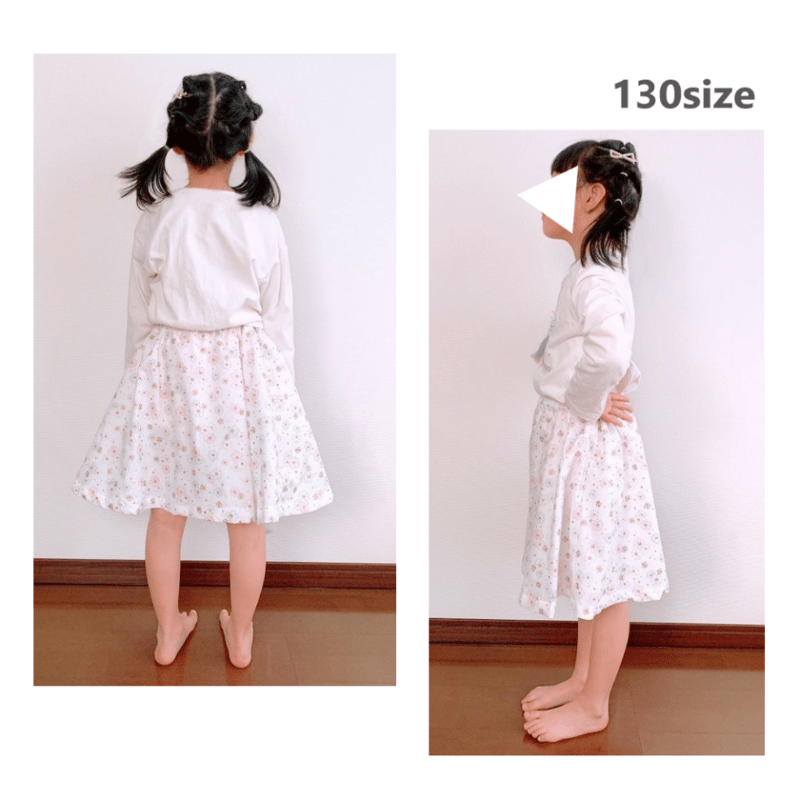 スカッツ（120㎝）ダウンロード型紙 | Baby&Kids Handmade