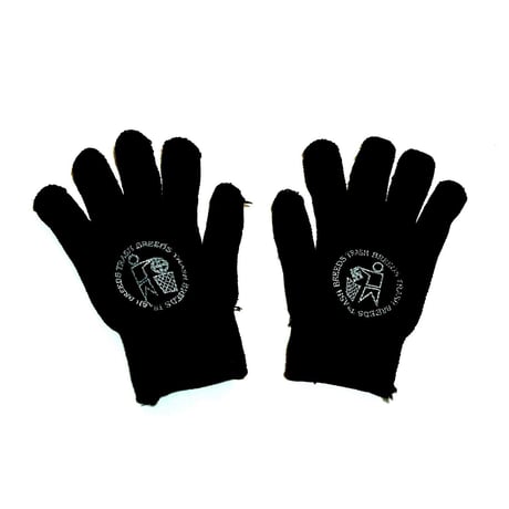 Doom "Trash Breeds Trash" Black Army Gloves