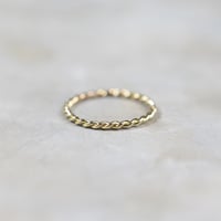 真鍮ツイストロープリング 0.8mm×2 鏡面｜FA-1168