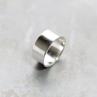 シルバーフラットリング 8.0mm幅 鏡面｜FA-1186