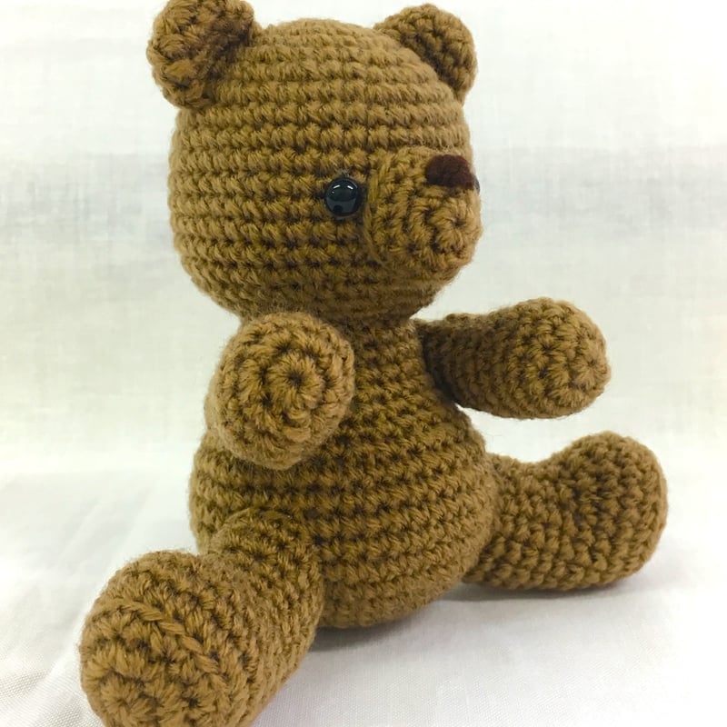 ハンドメイド あみぐるみ クマ B280 | MORINOKAZE Handicraft