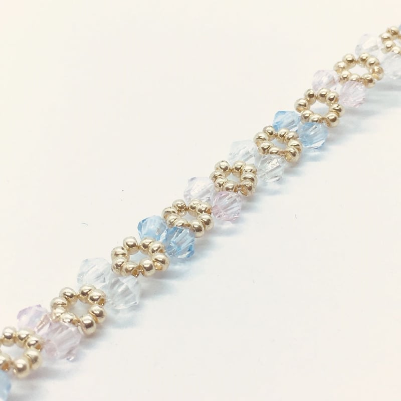 ハンドメイド ビーズブレスレット A-a044 | MORINOKAZE Handicraft