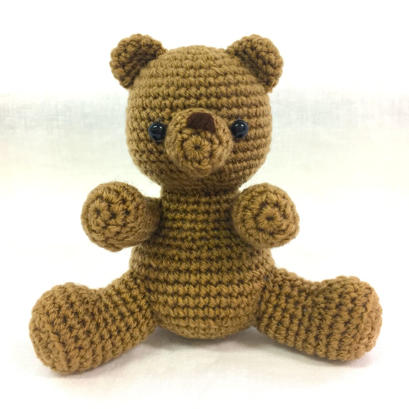 ハンドメイド あみぐるみ クマ B280 | MORINOKAZE Handicraft