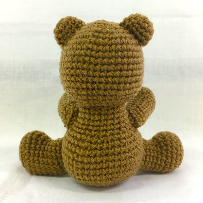 ハンドメイド あみぐるみ クマ B280 | MORINOKAZE Handicraft