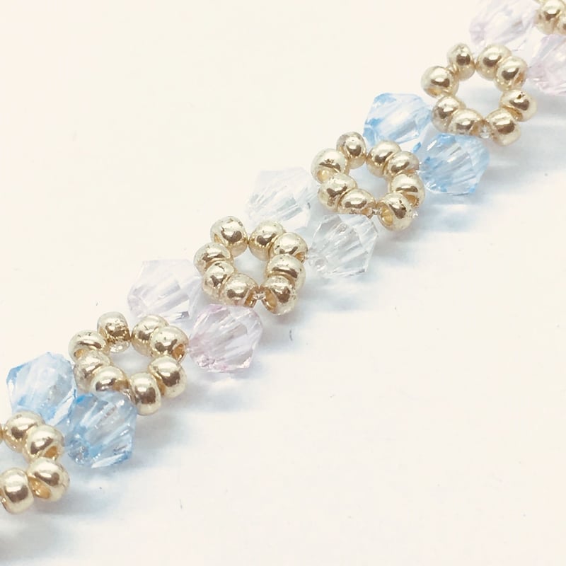 ハンドメイド ビーズブレスレット A-a044 | MORINOKAZE Handicraft