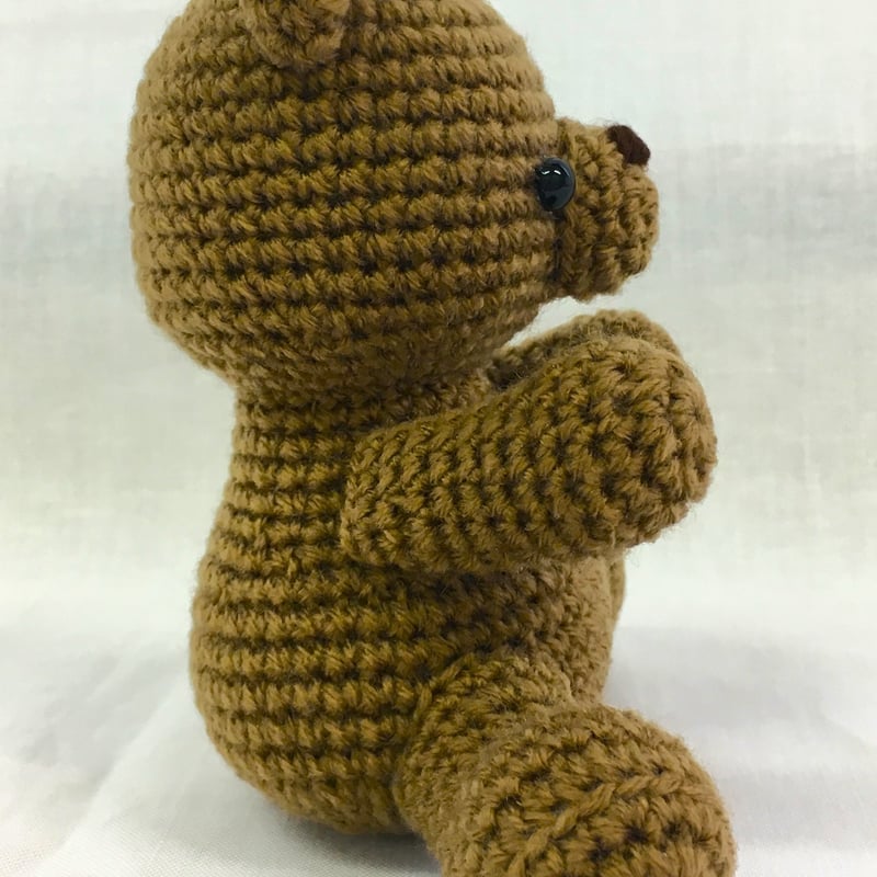 ハンドメイド あみぐるみ クマ B280 | MORINOKAZE Handicraft